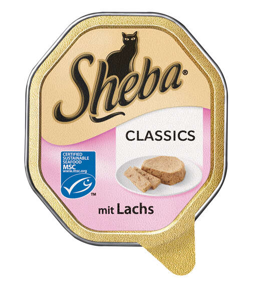 Sheba Katzen-Nassfutter Classics mit Lachs